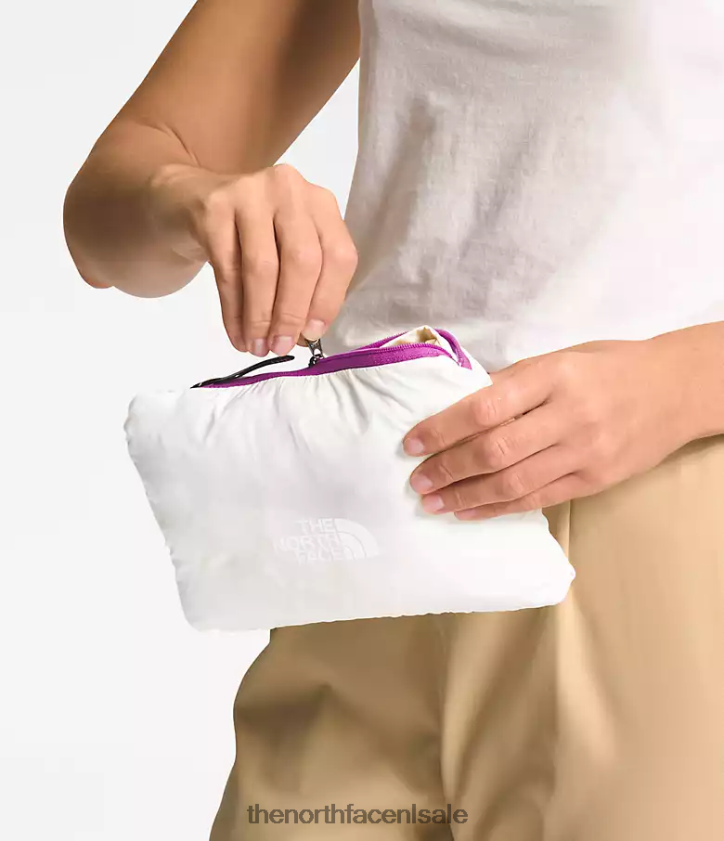 vrouwen hydrenaline jas 2000-25\\ lengte The North Face P464ZN674 kleding kaki steen/paarse cactusbloem/gardenia wit